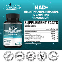 Organic Cadane capsules close-up for easy swallowing