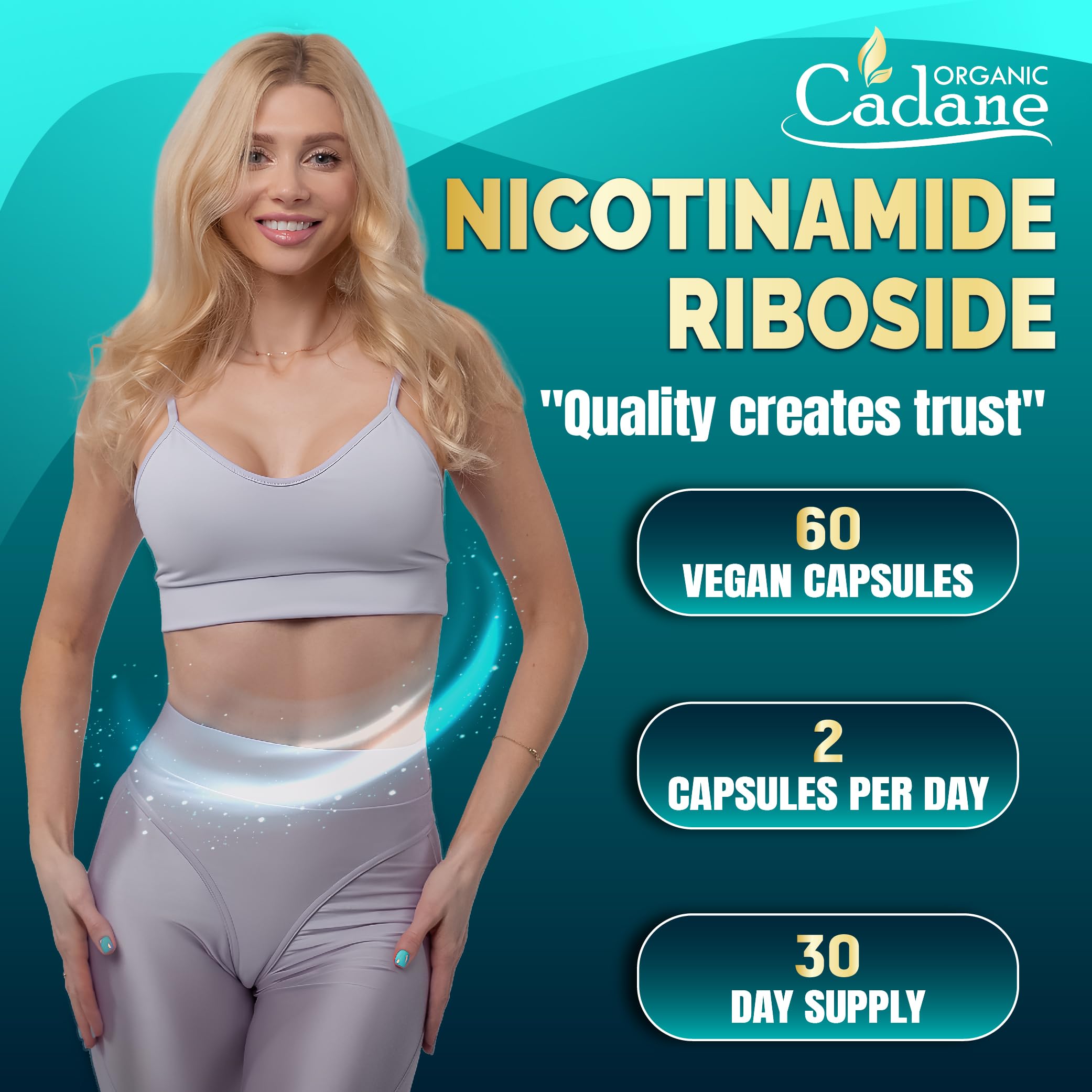 Organic Cadane vegan and non-GMO label signaling clean standards