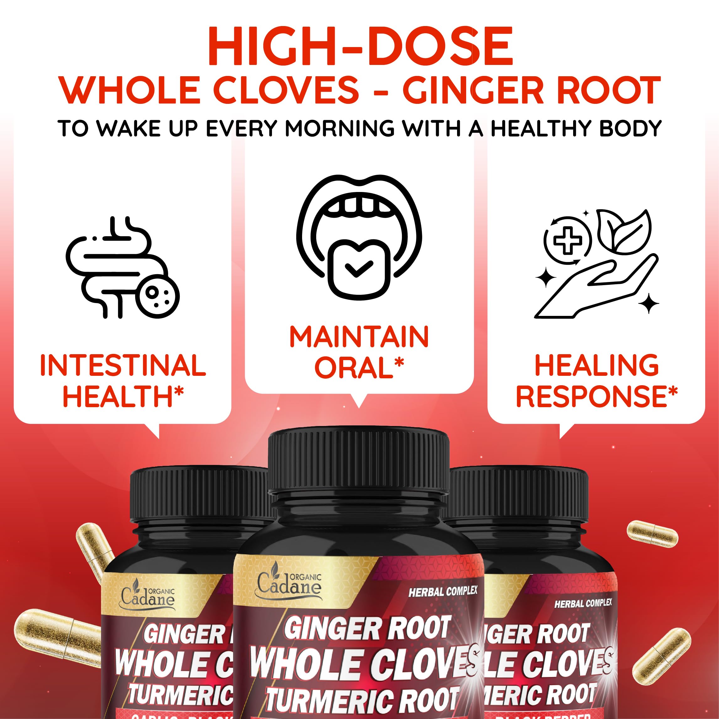Organic Cadane vegan non-GMO formula with no artificial additives
