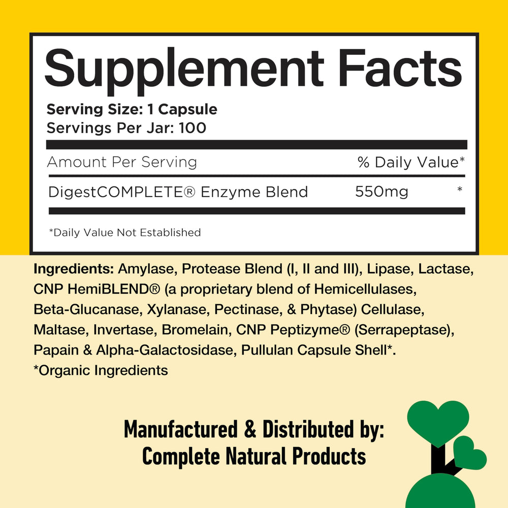 Organic capsule shell from Complete Natural Products - vegan-friendly and clean