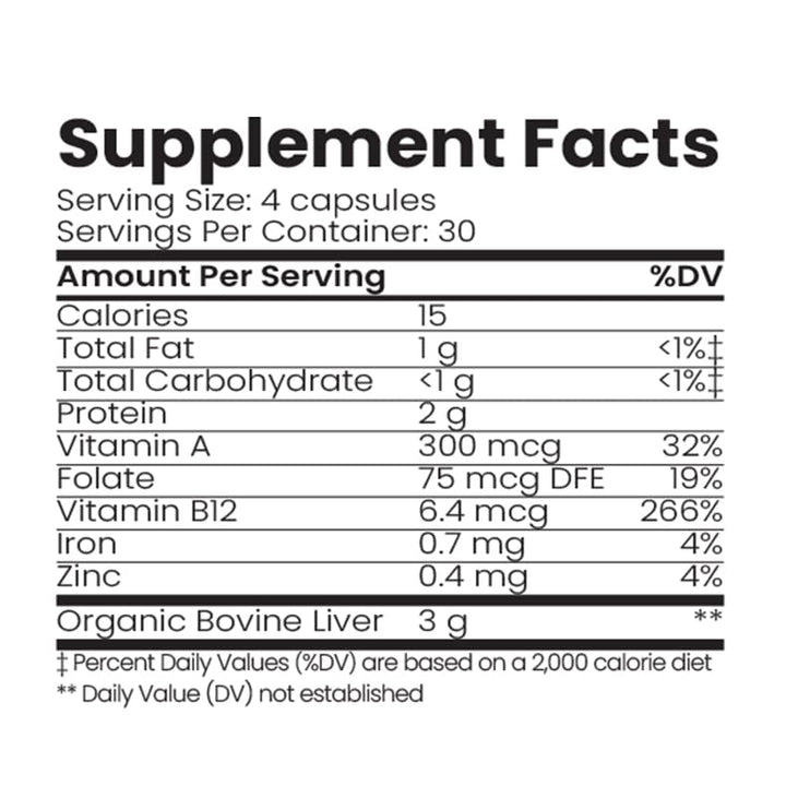 Organic Collagen Australia Pure Liver Capsules lifestyle shot with a daily use routine.