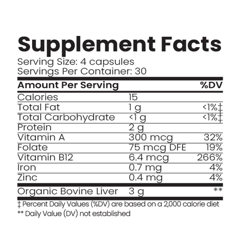 Organic Collagen Australia Pure Liver Capsules lifestyle shot with a daily use routine.