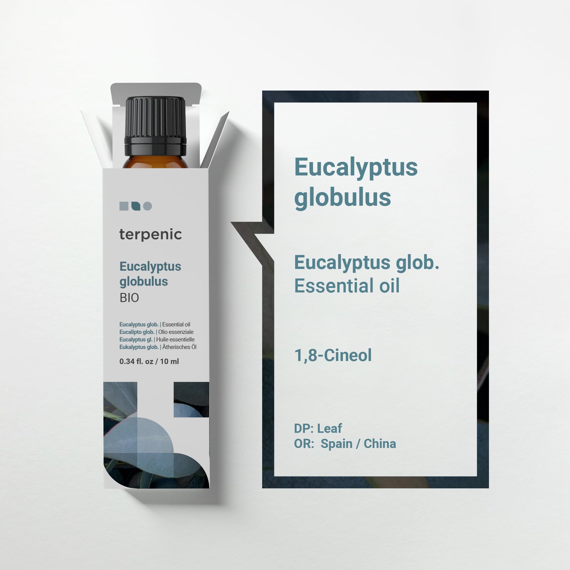 Bath infusion using Organic Eucalyptus Globulus Essential Oil for a soothing soak.