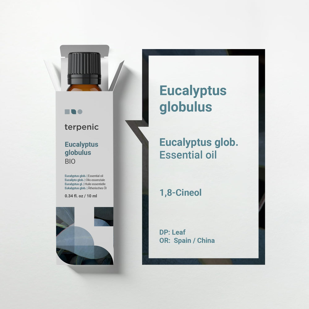 Bath infusion using Organic Eucalyptus Globulus Essential Oil for a soothing soak.