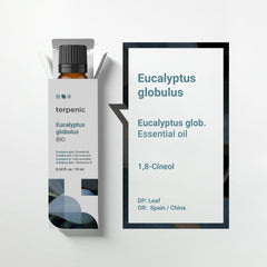 Bath infusion using Organic Eucalyptus Globulus Essential Oil for a soothing soak.