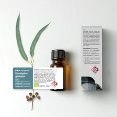 Steam inhalation with Organic Eucalyptus Globulus Oil for a sense of clarity.