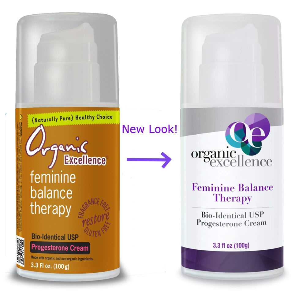 Organic Excellence Progesterone Cream tube-dispense for easy daily application