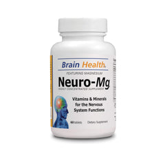 Organic Farms Vitamins Brain Health Neuro MG bottle supports focus and nervous system function.