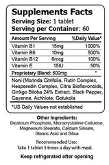 Organic Farms Vitamins Neuro Flow tablets displayed for daily brain support.