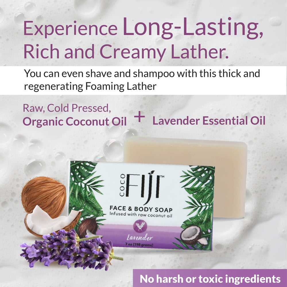 Artisan-made Coco Fiji soap bar reflects sustainable production.