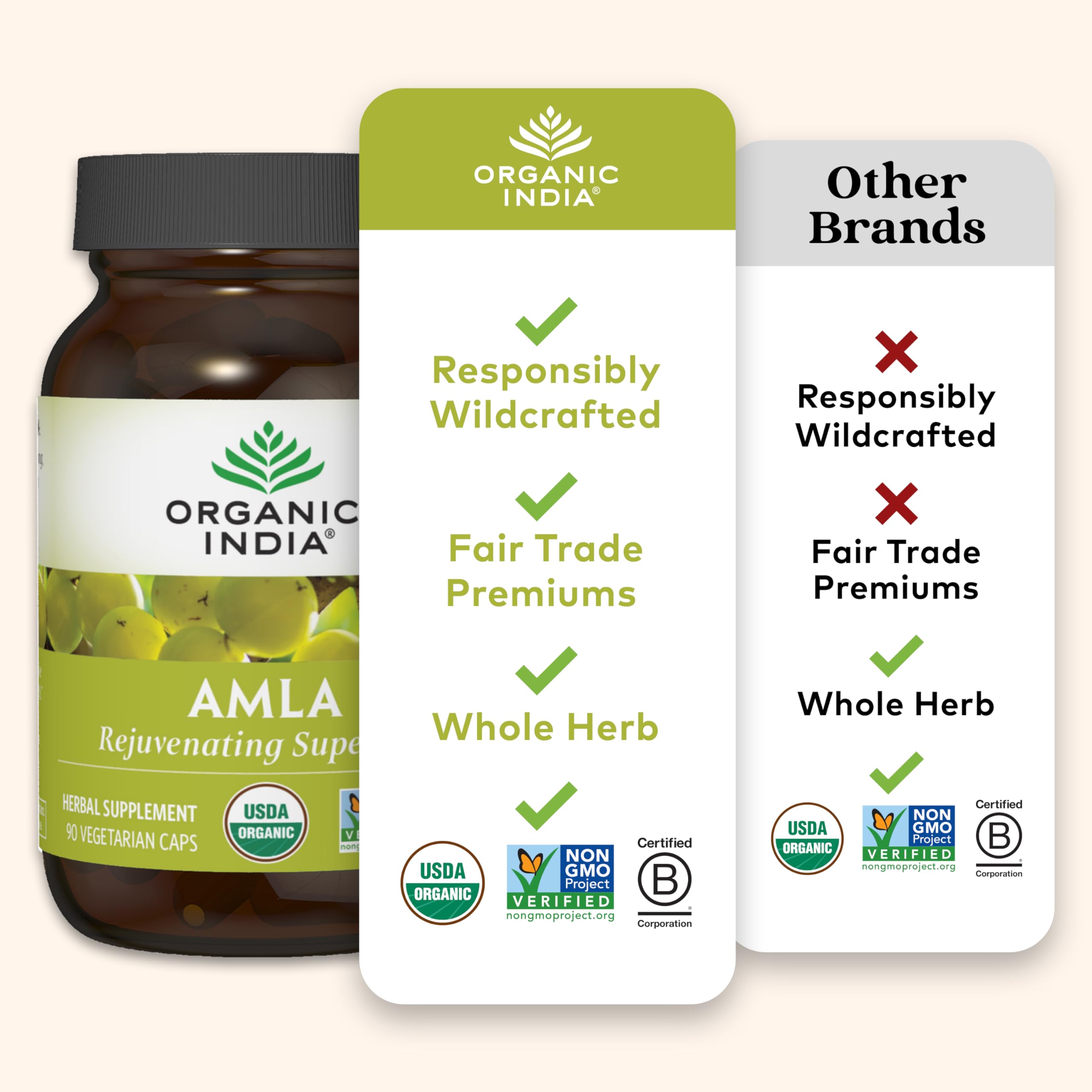 Organic India Amalaki farm scene showing regenerative sourcing supporting communities.