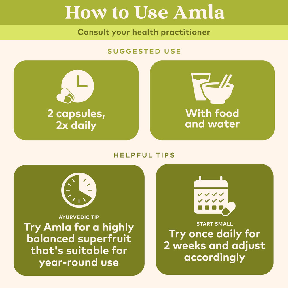 Organic India Amalaki label close-up highlighting purity seals for trusted ingredients.