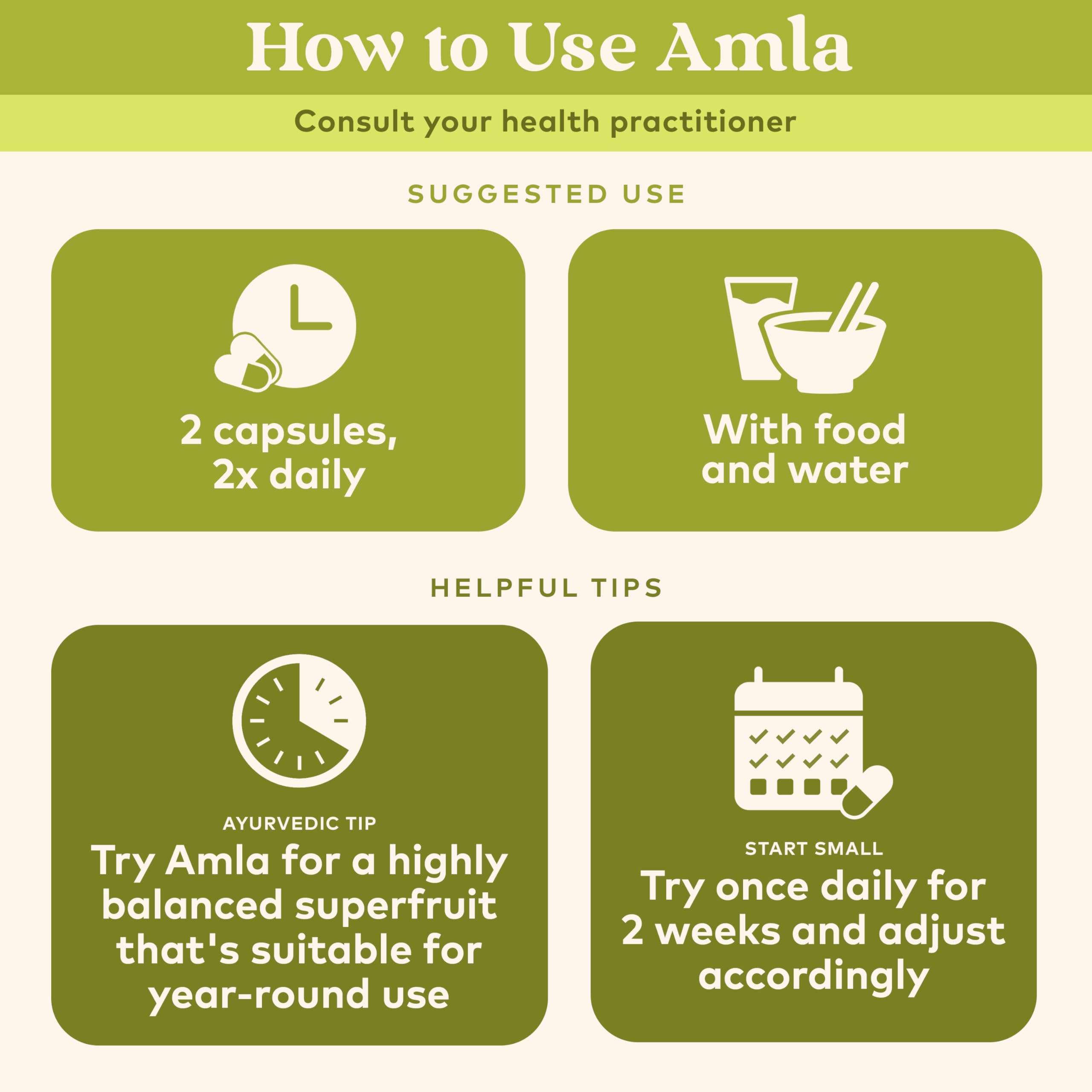 ORGANIC INDIA Amla is wildcrafted from organic forests for sustainable sourcing.