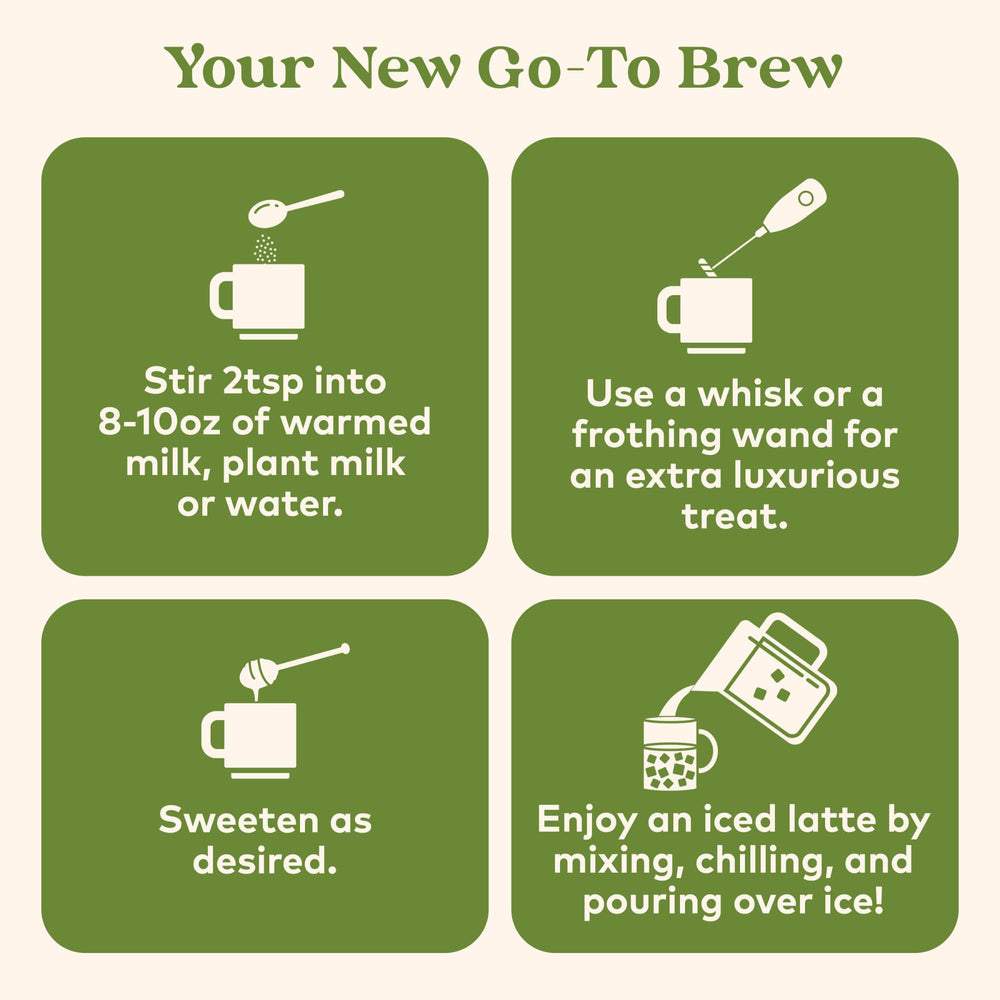 Organic India Chocolate Moringa Latte Powder ingredients-blend with moringa and ashwagandha