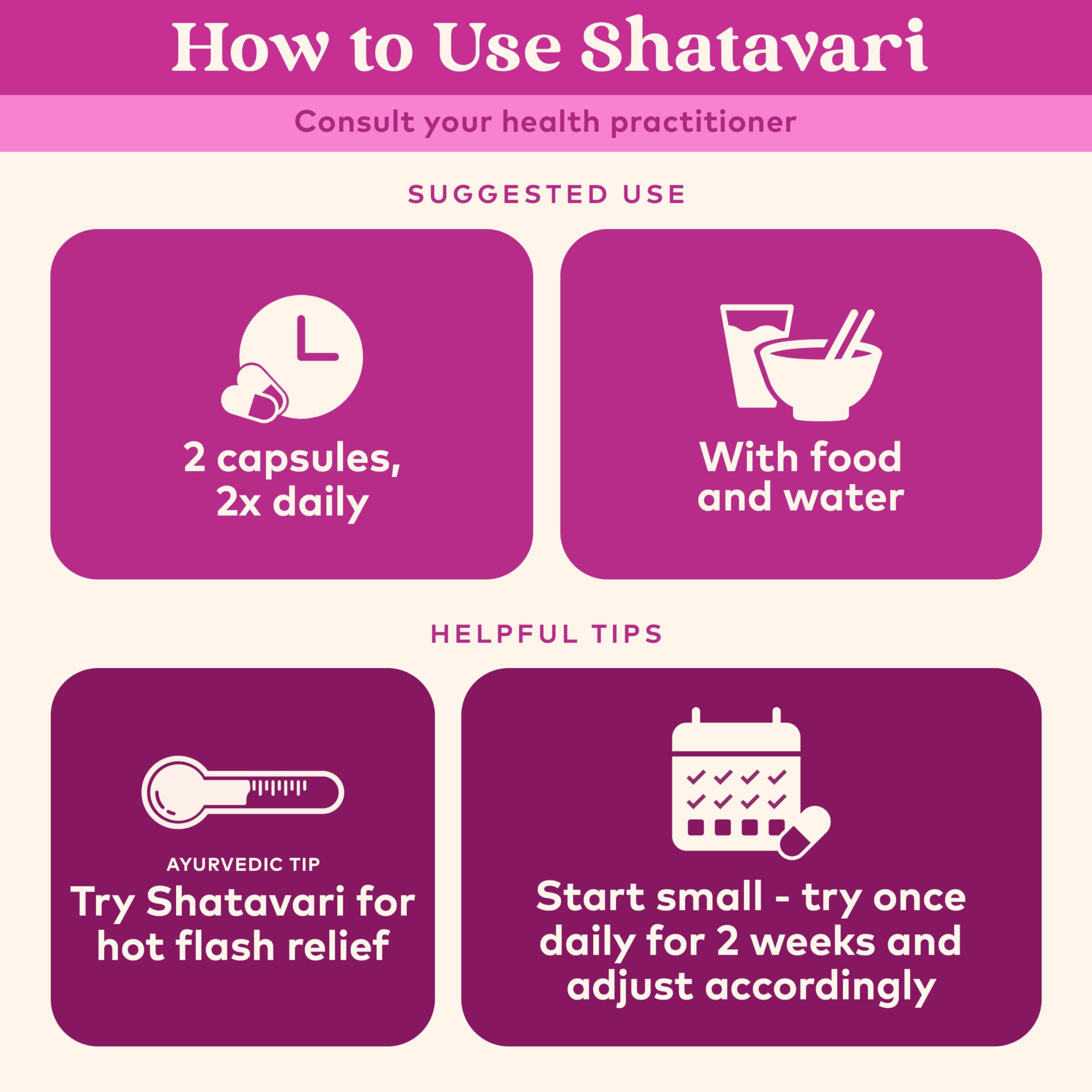 Bottle pour of Organic India Shatavari emphasizes convenient daily ritual.