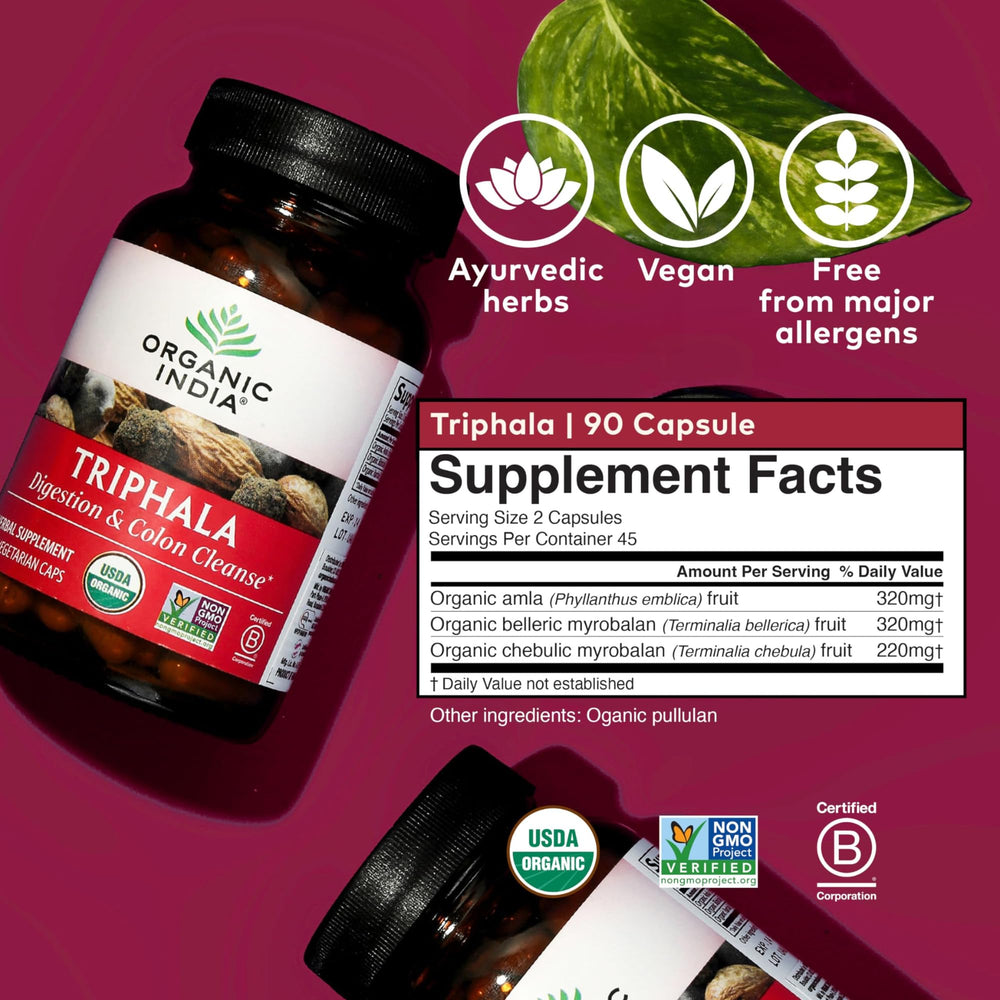 Organic India Triphala certifications and LEED facility