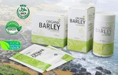 Organic JC Barley Capsule close-up; natural whole-grain source for daily use