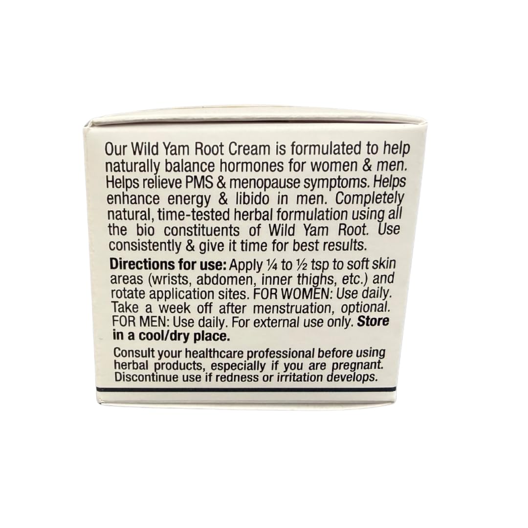Dermatologist-tested badge on Organic Meadow Herbals Wild Yam Root Cream for skin safety