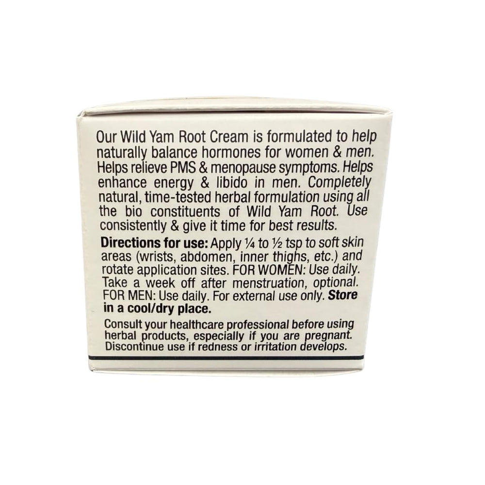 Dermatologist-tested badge on Organic Meadow Herbals Wild Yam Root Cream for skin safety