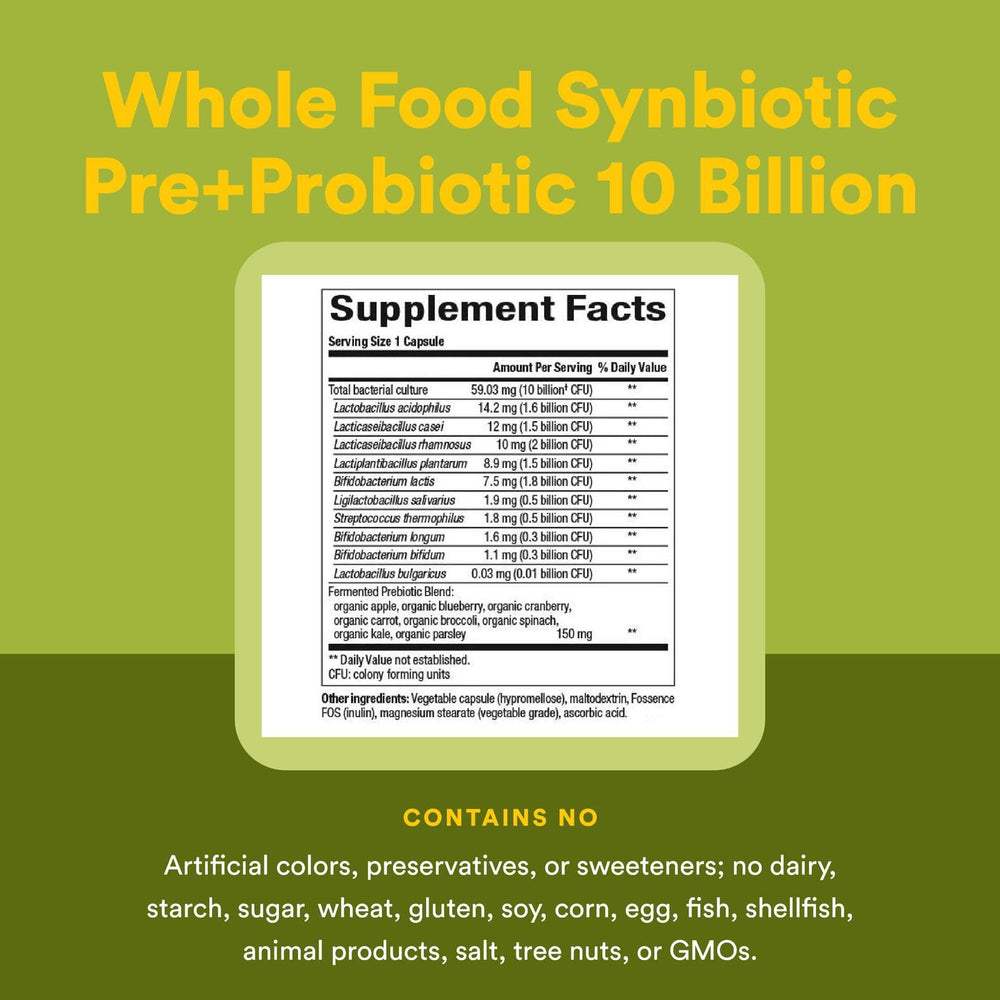 Natural Factors organic prebiotics in each serving nourishes gut bacteria