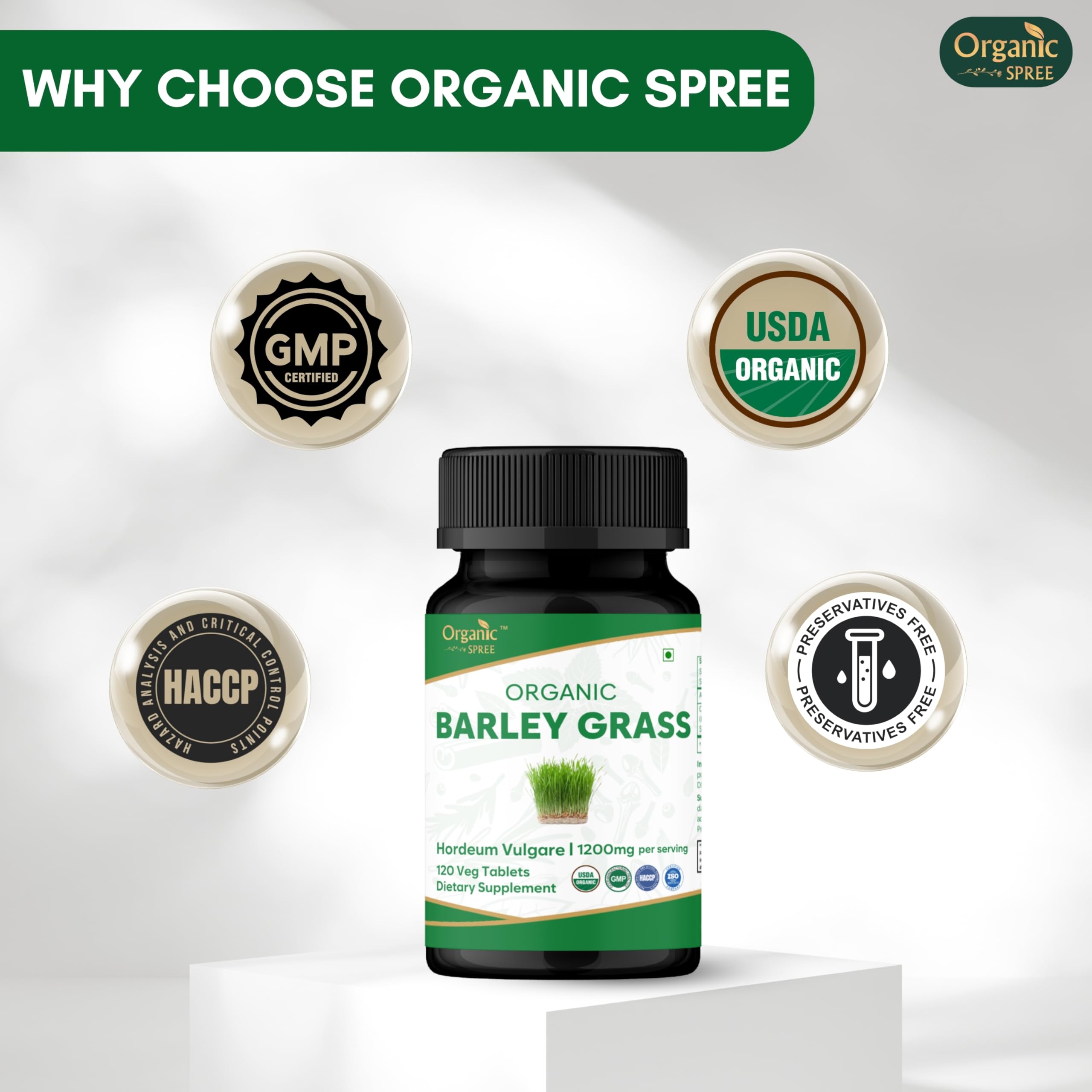 Storage scene with a cool, dry place for Organic Spree Barley Grass tablets.