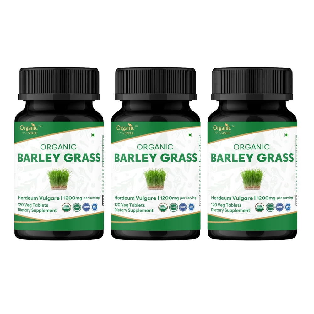 Organic Spree Barley Grass tablets close-up for everyday wellness support