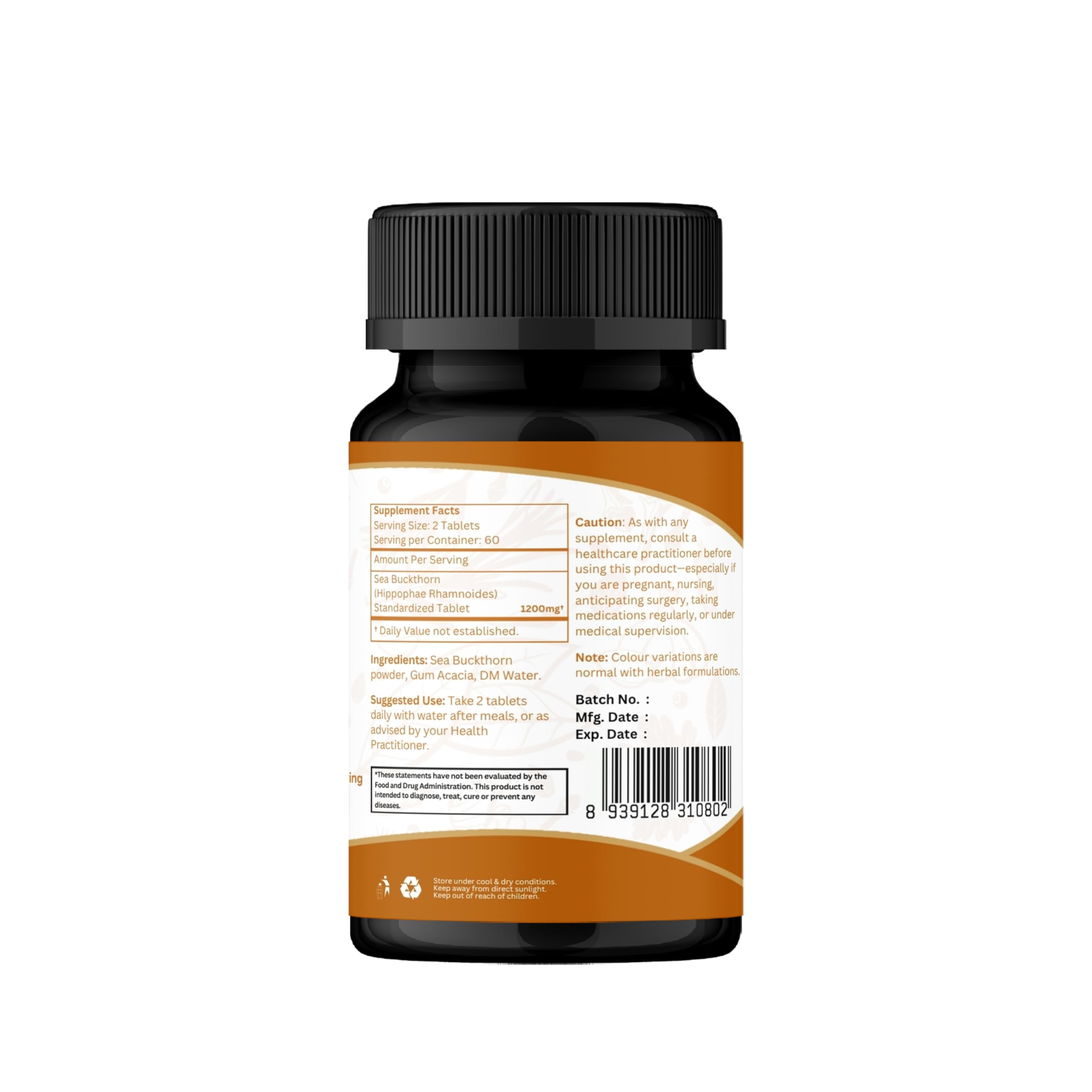 Organic Spree Sea Buckthorn tablets daily-use scene for routine integration.