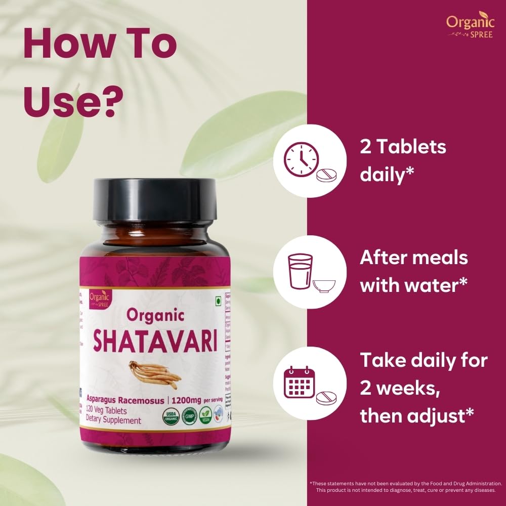 Shatavari bottle beside a cup for daily routine