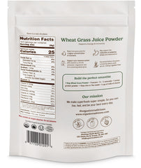 Organic Traditions wheat grass powder scoop for easy daily greens