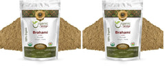 Organic Way Brahmi leaf powder bottle demonstrates premium quality for daily use