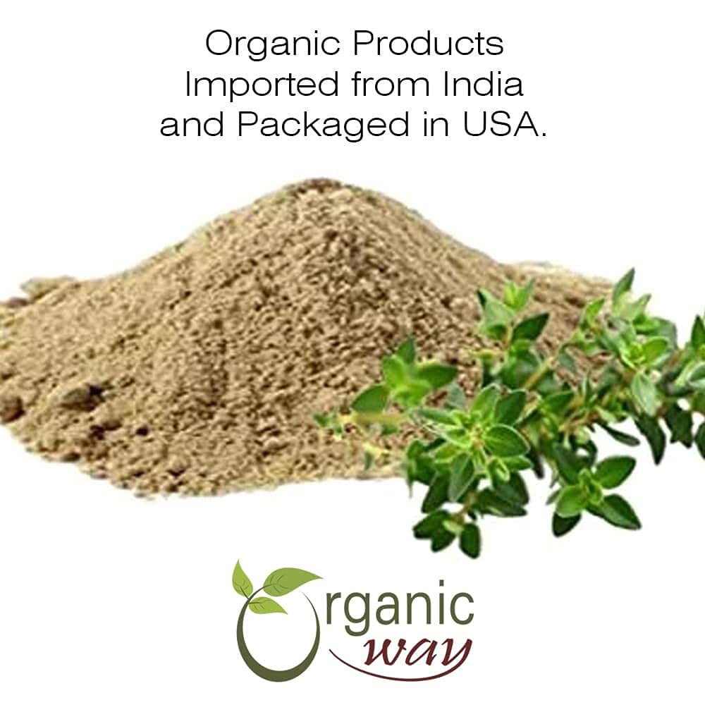 Organic Way Brahmi powder sprinkled over yogurt for a savory boost