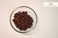 Organic Way Hawthorn Berries, natural texture ready for syrups and tinctures