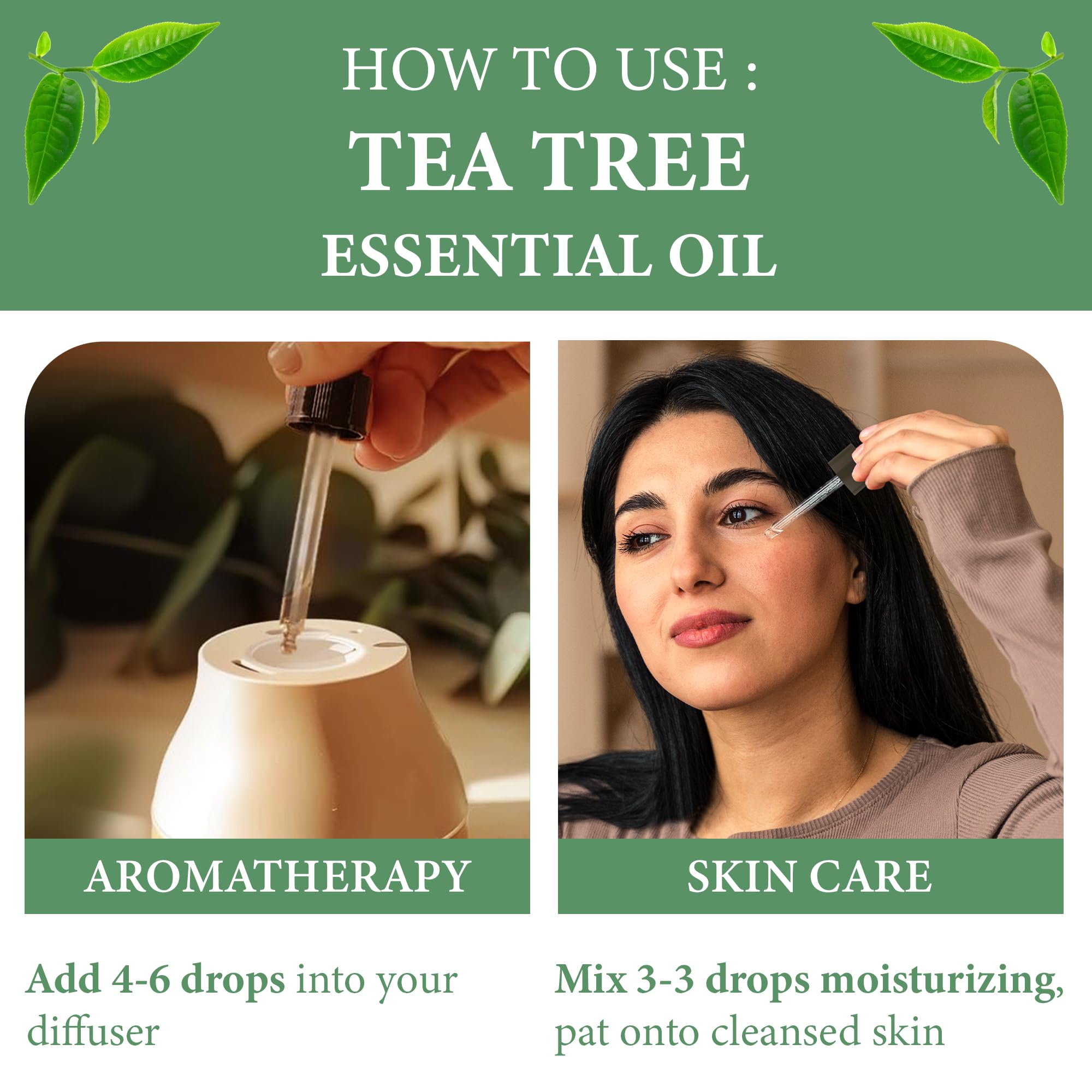 Organic Way Tea Tree Oil scalp-massage session for soothing care.