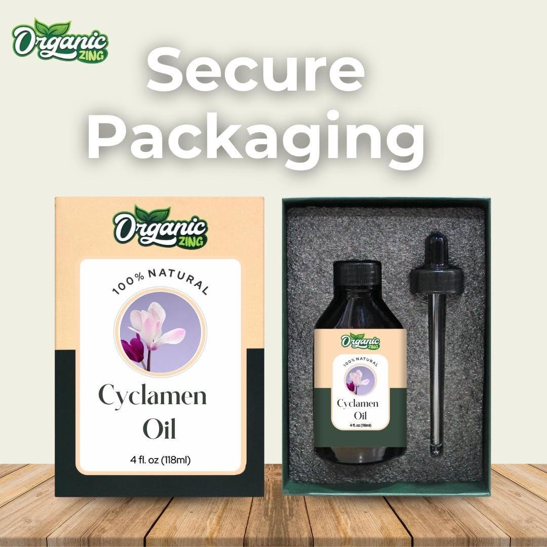 Organic Zing Cyclamen Oil diffuser setup releases soft floral aroma