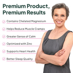 Capsule closeup reveals 275 mg magnesium plus zinc for daily wellness.