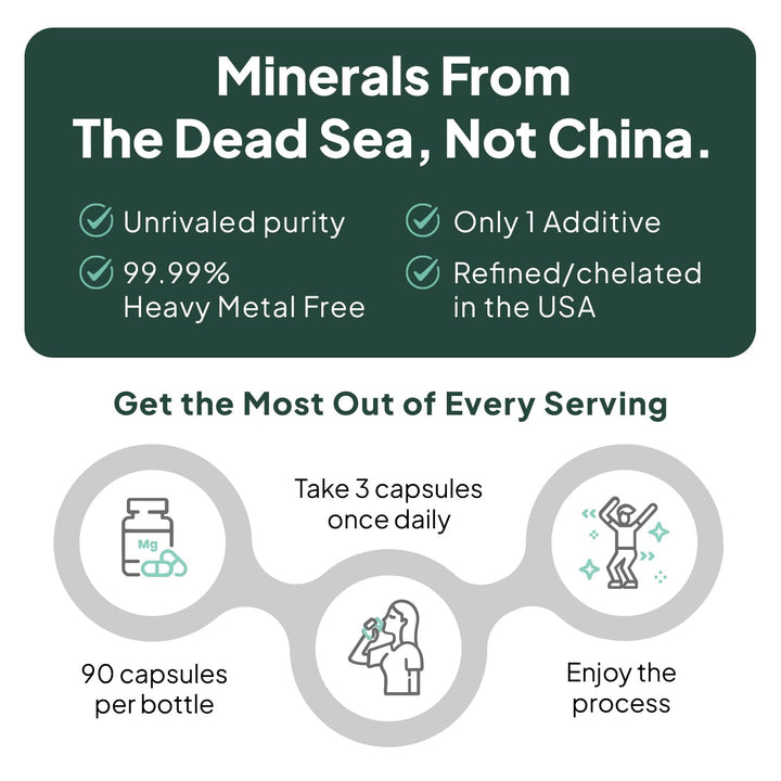 Organics Ocean Real Magnesium Citrate label detail; minimal additives and clarity.
