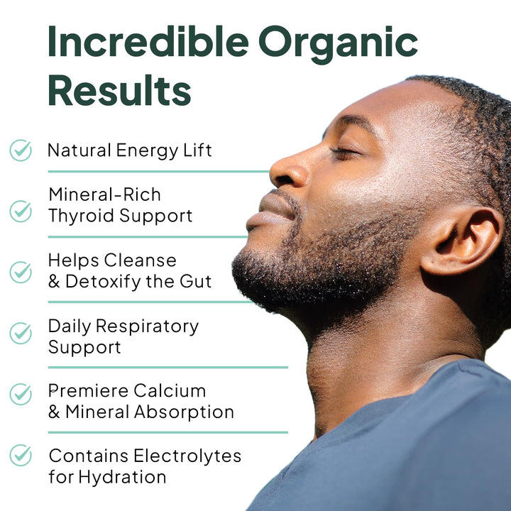 Organics Ocean sea moss capsules with vitamin D3 for energy and immunity