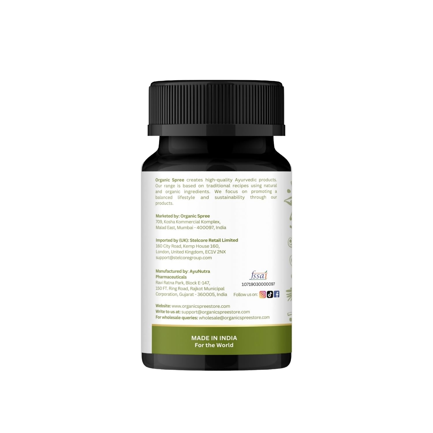Tablets closeup encourages consistent daily routine with Organic Spree Kaishor Guggulu.