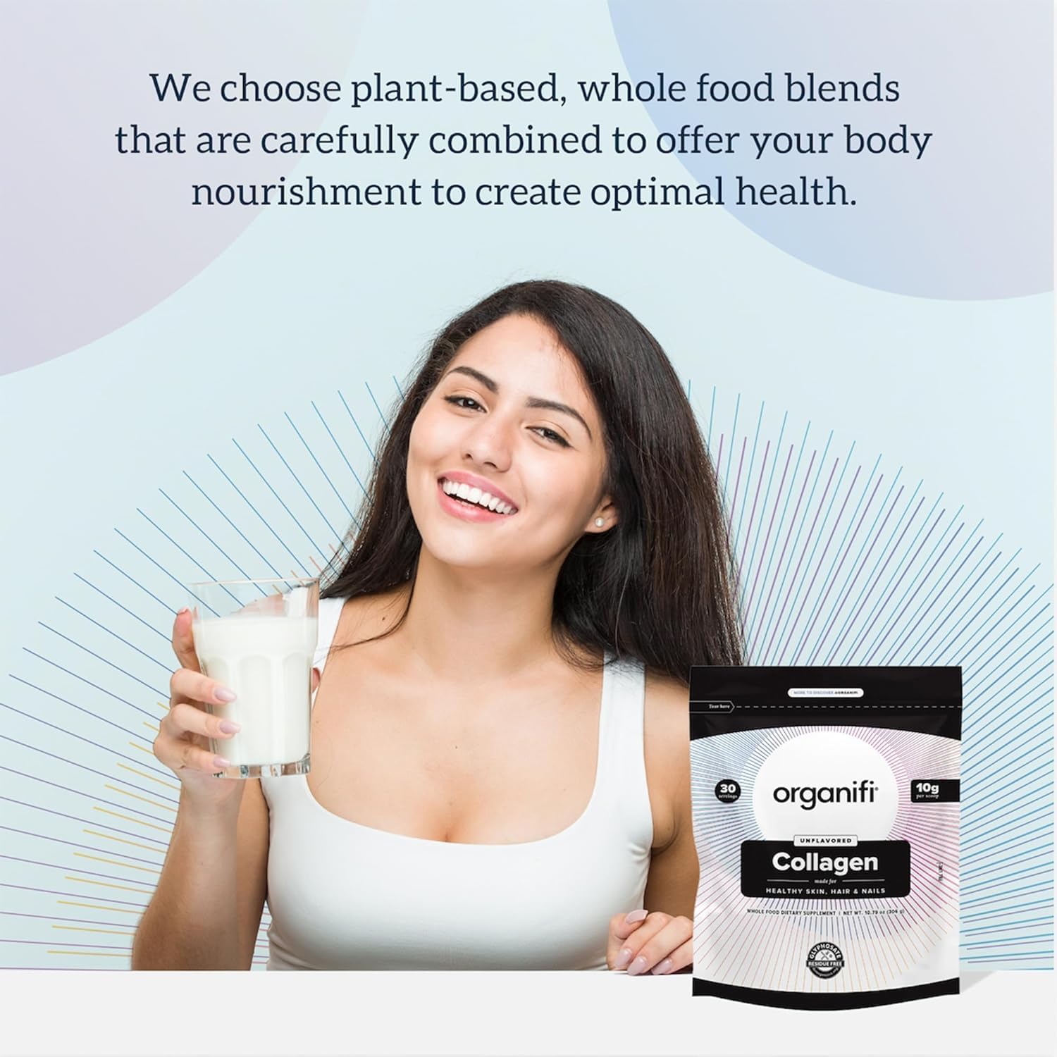 Organifi Collagen Powder daily ritual setup suggests easy integration