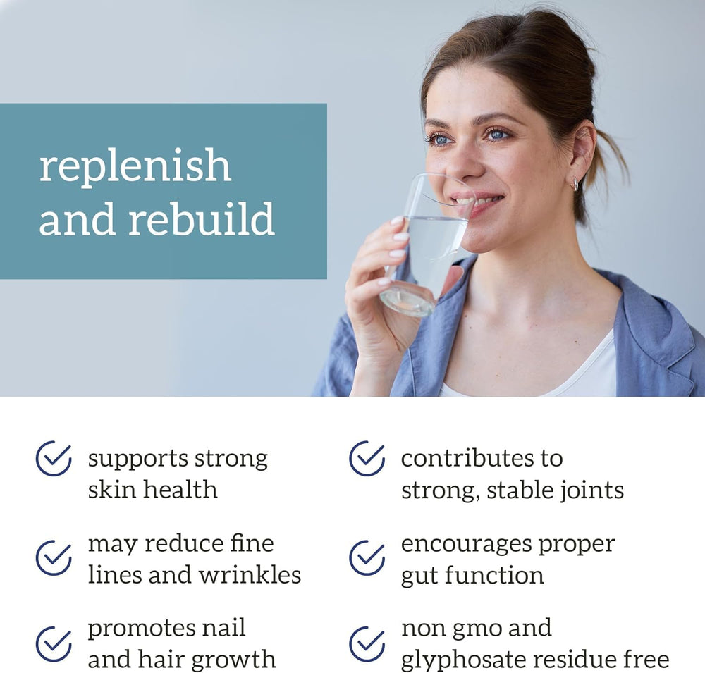 Organifi Collagen Powder ingredients label highlights four real-food sources