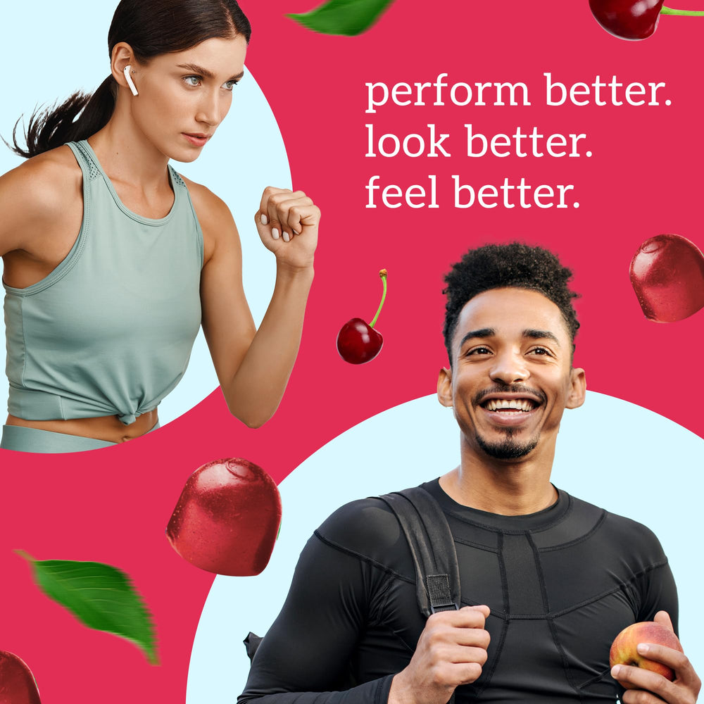 Organifi Creatine Chews cherry-flavored gummies closeup suggests tasty daily supplement