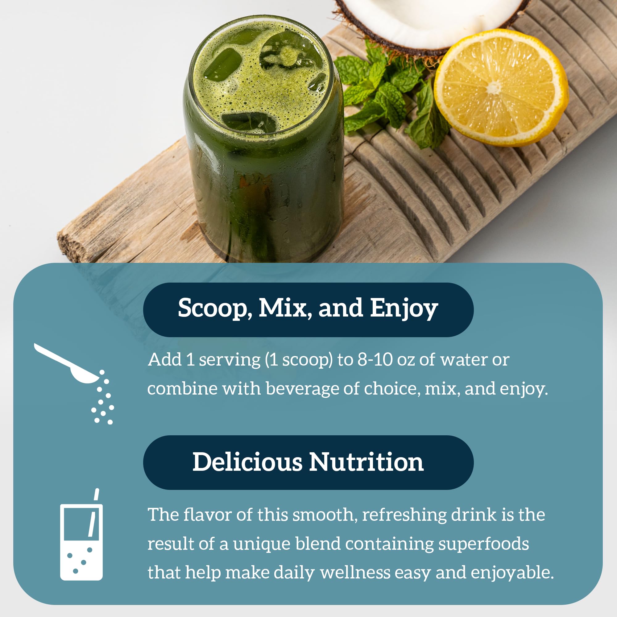 Organifi Green Juice 6-pack display for ongoing wellness routine