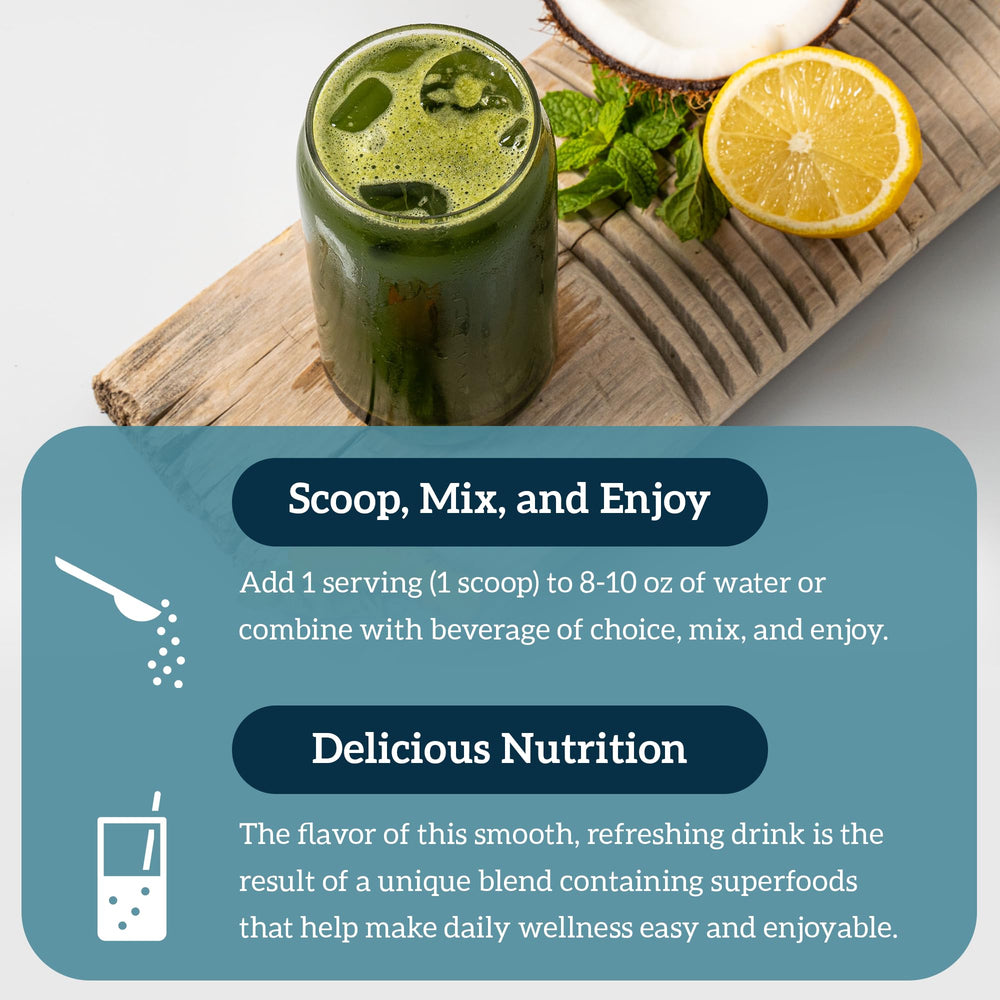Organifi Green Juice 6-pack display for ongoing wellness routine