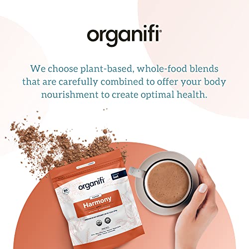 Serving suggestion: Organifi Harmony poured into a warm mug