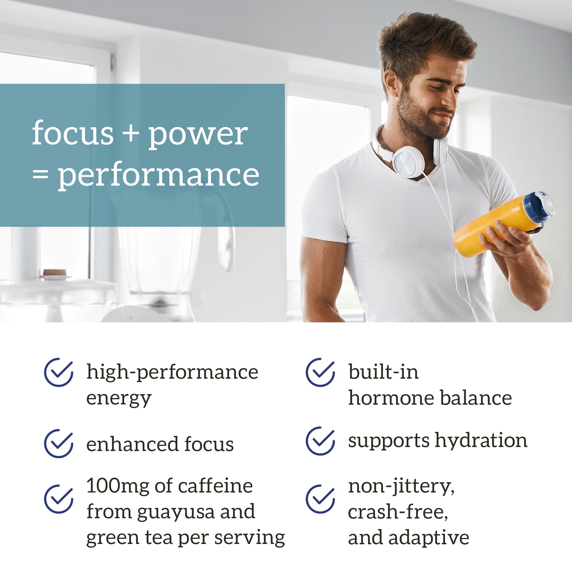 Organifi Peak Power hydration in water looks refreshing and balanced