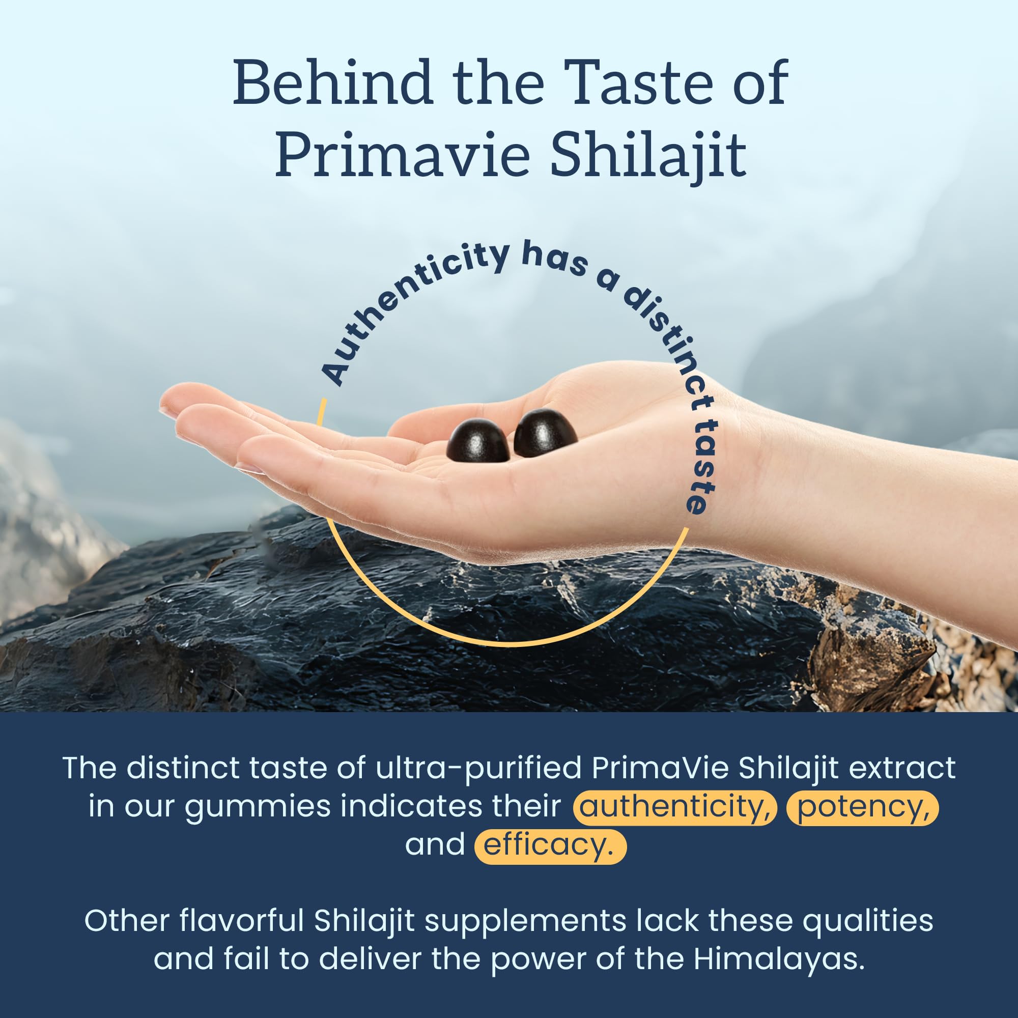 Organifi Shilajit Mineral profile illustrates 40-plus trace minerals for vitality.