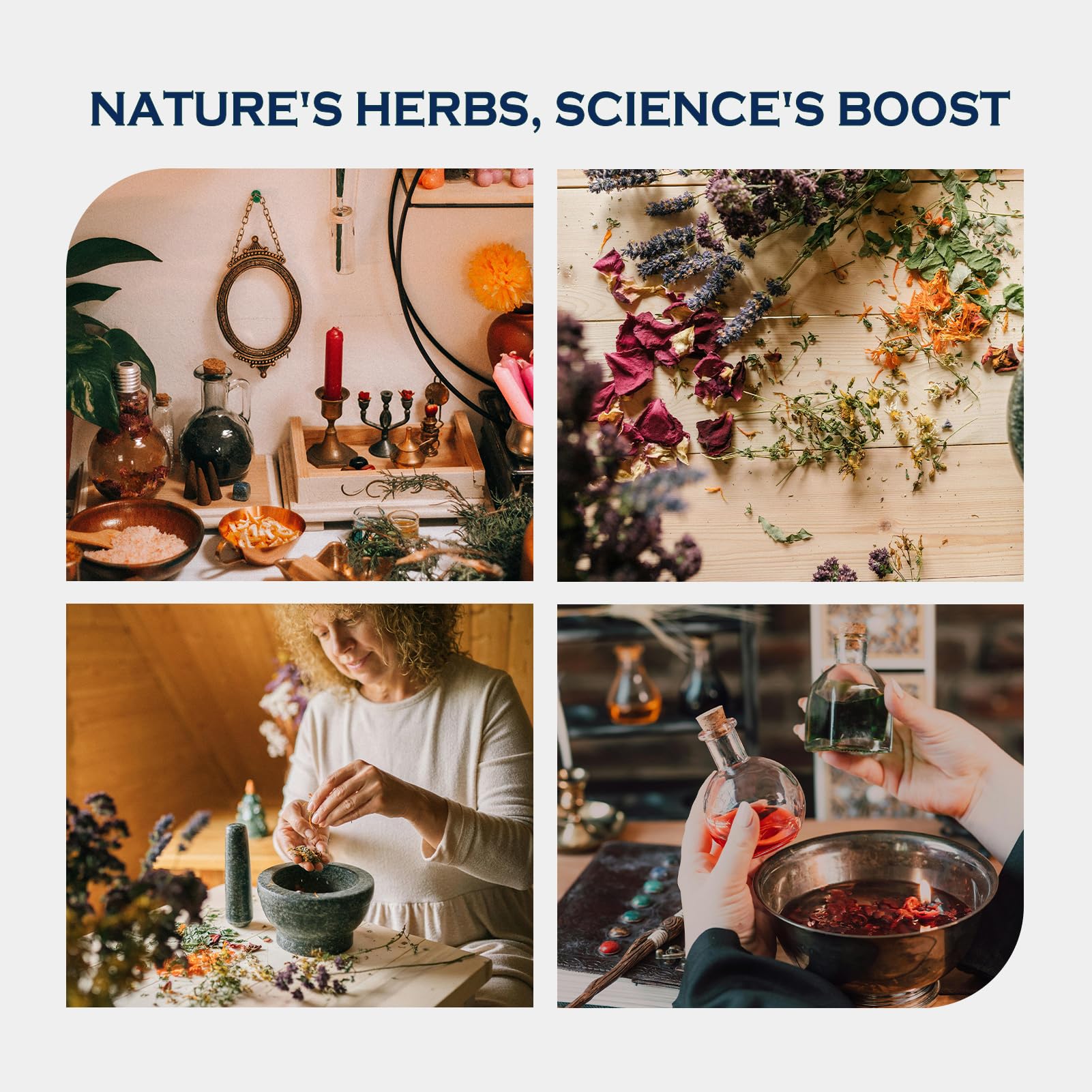 ORGANIHERBENCE packaging front view communicates clean wellness design.