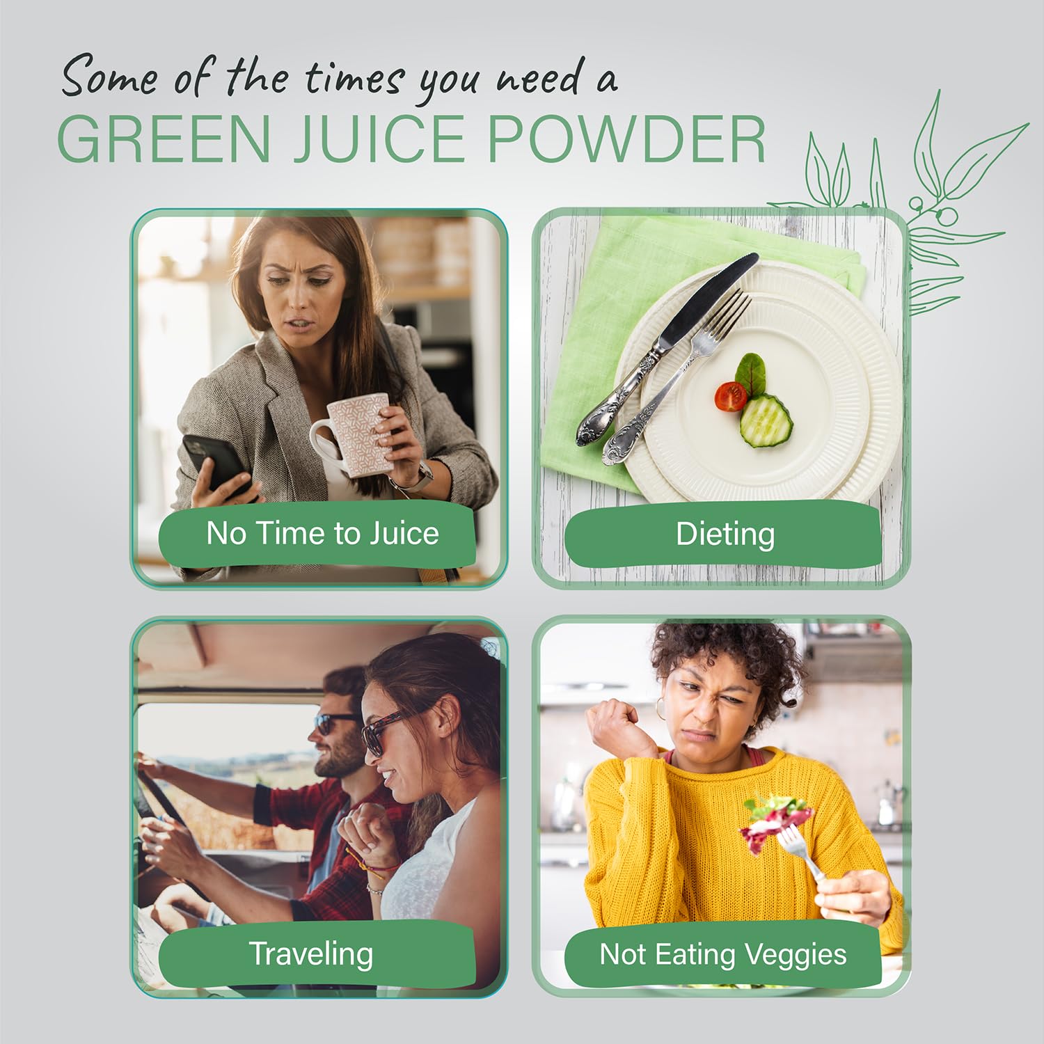 Organixx Greens label view emphasizes organic ingredients and probiotics.