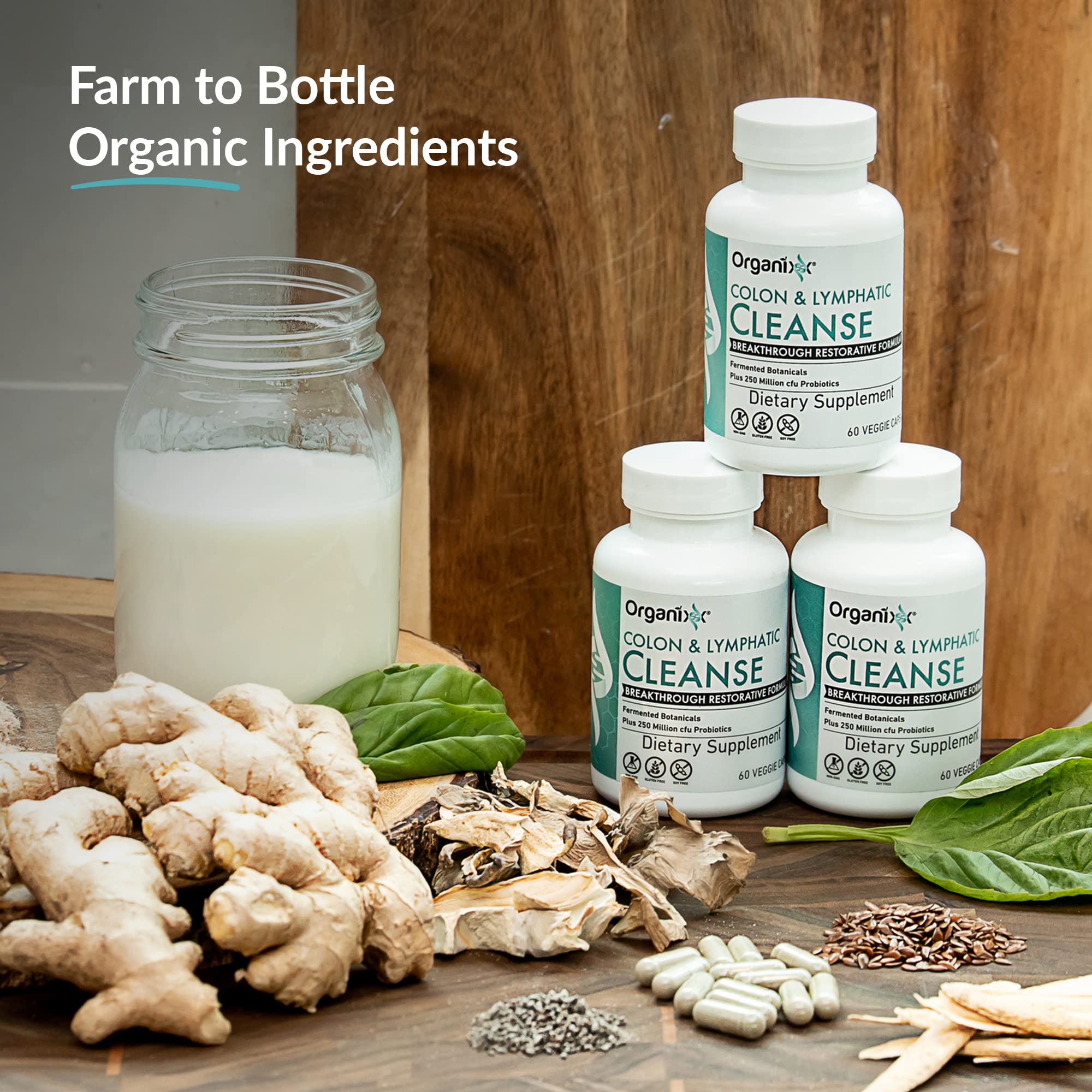 Organixx compact packaging suggests travel-friendly wellness.