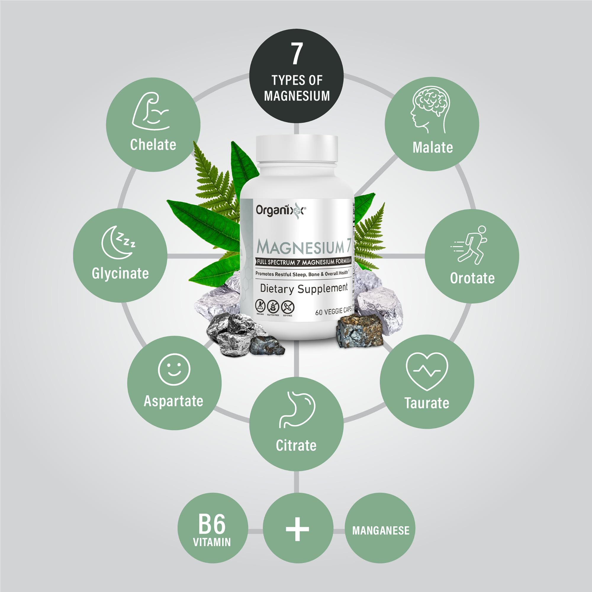 Athlete using Organixx Magnesium 7 capsules after a workout for muscle recovery.